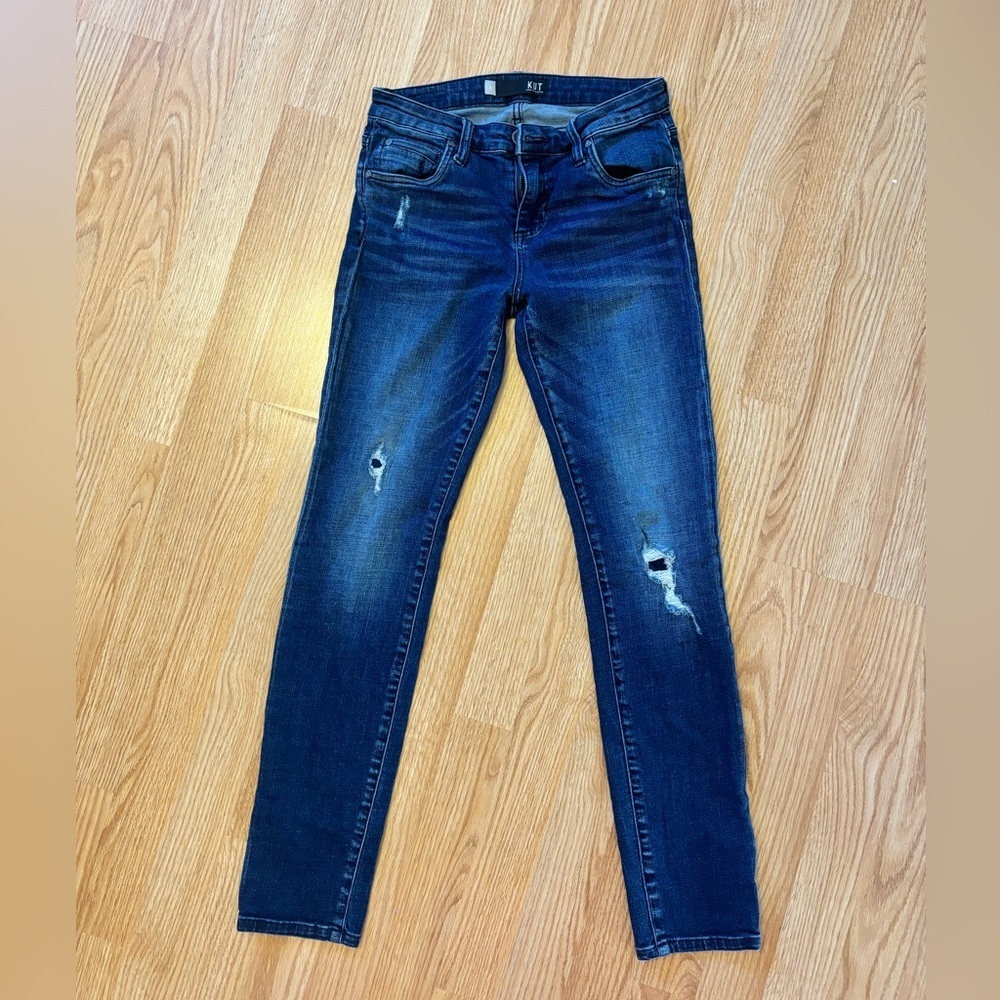 Kut from the Kloth Mid rise Catherine boyfriend  blue jeans women’s size 0